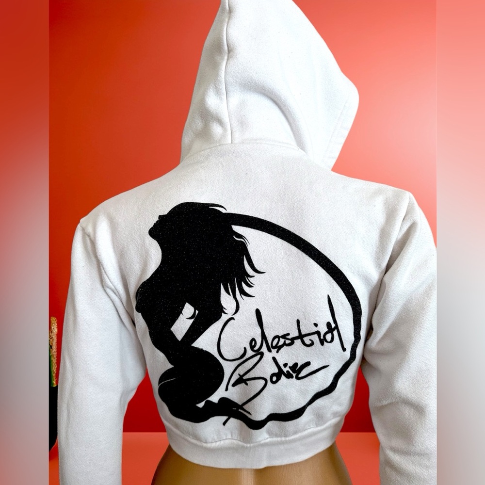 Celestial Bodiez Crop Hooded Sweatshirt